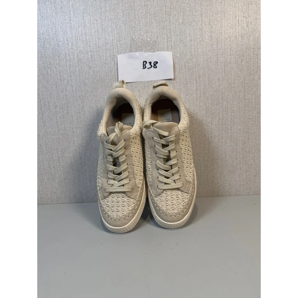 Dolce Vita Nicona Women's Fashion‎ Sneakers Sandstone Knit Size 9.5